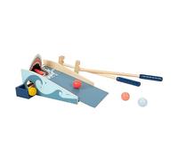 Small Foot Shark Attack 11588 Wooden Mini Golf with Integrated Snap Mechanism from 3 Years