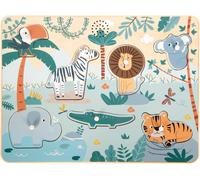 Small Foot - Small Foot - Houten Dierengeluiden Puzzel Safari NEW