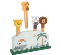 small foot Springende dieren stapelspeelgoed "Safari", met 4 springende dierenfi