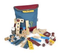 Small Foot Tool Backpack Workshop, children's backpack with 8 wooden toys, for ages 3+ years, 12603