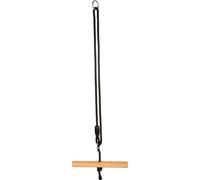 small foot Trapeze Swing Twist "Black Line", wooden swing, adjustable height, indoor & outdoor, for ages 3+ yrs., 12675