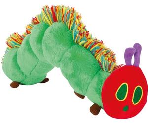 small foot Very Hungry Caterpillar Plush Toy 28 cm, from the kids book by Eric Carle, for toddlers aged 1+, 12788