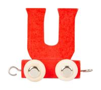 Small Foot Wooden Letter Train U Red Toy Train Letters Set of 12