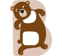 small foot Wooden Nursery Letters Set B, FSC® 100%-Certified Wood, combinable and Collectible Animal Letters, 12509