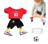 Small Football Game - Desktop Sports Toy, Finger Soccer Set | Tiny Goal Post Match Kit, Fun Athletic Desk Game, Interactive Flick Toy for Children toddler Family Friends Offices Time Pass