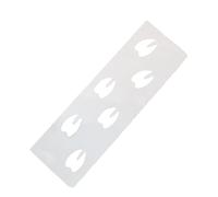 Small Footprint Stencil, Christmas Foot Prints Template | Footprint Painting Template,Christmas Themed Festive Painting Supplies for Door, Wood, Christmas Cards