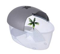 Small For Turtle For Container House Semi-Closed Detachable Habitat With Baking Island Clear Bre