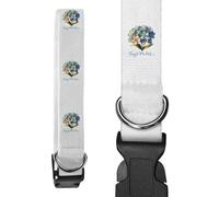 Small 'Forget Me Not Flowers' Dog Collar (PR00064409)