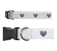 Small 'Forget Me Not Heart' Dog Collar (PR00054461)