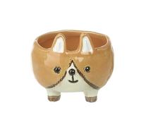 Small Fox Plant Pot on Legs, Ceramic Fox Planter, Woodland Animal Pot with Stand, Cute Animal Planter for Succulents, Flowers, Small Plants, Herbs & Cacti