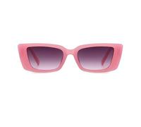Small Frame Men's Square Sunglasses Beach Trend Women's Vacation Sun Glasses(Pink)