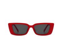 Small Frame Men's Square Sunglasses Beach Trend Women's Vacation Sun Glasses(Red)