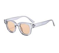 Small Frame Men's Vacation Sunglasses Outdoor Women Driver Commuter Sun Glasses(Grey)
