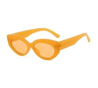 Small Frame Women's Commuter Sunglasses Outdoor Men's Driving Sun Glasses(Yellow)