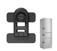 Small Freezer Door Latch - Strong Glue Mounting, Proof Fridge Safety, Keyless Refrigerator Guard | Sturdy House Safety Device with Closet Locking, Room Furniture Protection, Daily Parenting Use