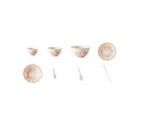 Small fresh ceramic dishes home fresh cute exquisite tableware -4 people eat 20-piece set