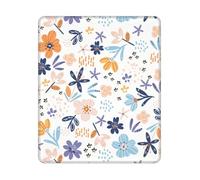 Small Fresh Flowers Non-Slip Rubber Gaming Mouse Pad 10x12 Inches (Vertical Layout) â€“ Premium Full-Print, Eco-Friendly Polyester Top With High-Grip Rubber Base For Office, Study & Pc Gaming