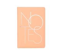 Small Fresh Letter Notebook Soft Leather Personalized Notebook-Pink A5