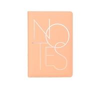 Small Fresh Letter Notebook Soft Leather Personalized Notebook-Pink B5