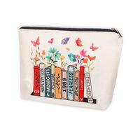 Small Fresh Lovely Cosmetic Wallet Travel Makeup Bag Gifts for Women Sister Mum Music Lover Singer Fans Bride Bridesmaid