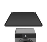 Small Fridge Mat, Spill-Proof Silicone Drip Tray, Dependable Spill Barrier, Reusable Square Under-Appliance Pan, Waterproof Floor Protector, For Kitchens, Apartments, 23.62x23.62x0.39 Inches
