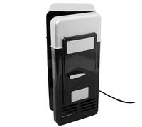 Small Fridge USB Cooler - Compact Desktop Appliance, Portable Heater Warmer | Side to USB Powered for Teens Girls Boys Students Home Desk Room Room