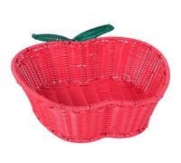 Small Fruit Basket, Breathable Woven Fruit Basket, Washable Food Storage Container for Kitchen Vegetable Snack Tabletop, Harvest