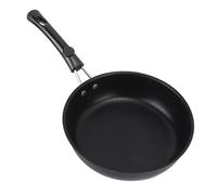 Small Frying Pan, Small Frying Pan 12cm 14cm 16cm 18cm 20cm Prevents Stick Stain Resistance Light Smoke Stainless Steel Omelet Pan for Egg Roll Pancakes Muffin Making (18CM)
