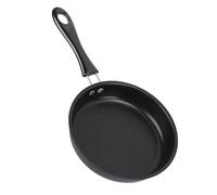Small Frying Pan, Small Frying Pan 12cm 14cm 16cm 18cm 20cm Prevents Stick Stain Resistance Light Smoke Stainless Steel Omelet Pan for Egg Roll Pancakes Muffin Making (14CM)