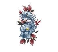 Small Full Arm Animal Tiger Wolf Tattoo Sticker Half Arm Waterproof Durable Temporary Tattoos(04)