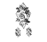 Small Full Arm Animal Tiger Wolf Tattoo Sticker Half Arm Waterproof Durable Temporary Tattoos(14)