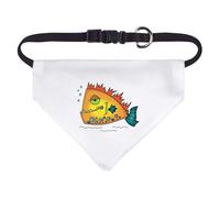 Small 'Funny Fish' Dog/Cat/Pet Bandana (PD00064773)