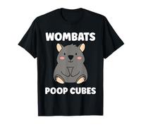 Small Funny Wombats Animals Zero Poop Cubes Wombat T-Shirt