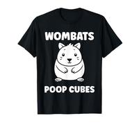 Small Funny Wombats Animals Zero Poop Cubes Wombat T-Shirt
