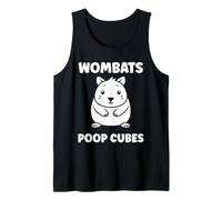 Small Funny Wombats Animals Zero Poop Cubes Wombat Tank Top