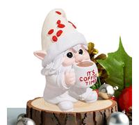 Small Garden Gnome Figures - Decoration for Tiered Coffee Trays, Resin Figures, for the Living Room, Bedroom, Kitchen, Mantle, Counter, Winter and Holidays