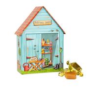 Small Garden Shed Devon Toffees Traditional Sweets Tin - Individually Wrapped Toffee Sweet, Retro Sweets Gift - Treats Gift Box, Festive Novelty Gifts, Christmas Gifts for Men & Women