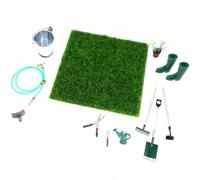 Small Gardening Tools - Realistic Decorations - 12 Pieces Farm Tools for Fairy Home Decor for Collectors, Hobby, Photography, Craft, Scenes, Christmas, Birthday, Party