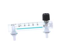 Small Gas Flow Meter 2.5-25l Acrylic Panel Mount for Oxygen Machines