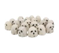 Small Ghost Figures - 20 Pieces Gehocy Ghost Sculpture | Halloween Ghost Figures | Resin Creepy Cute Small Statues for Vase Filling Kitchen Shelf Centrepieces Party Halloween Tabletop -