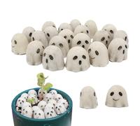 Small Ghost Figurine | 20 Pieces Strange Ghost Sculpture | Miniature and Scary Resin Statues for Home Decoration, Kitchen, Shelf, Tabletop, and Party Centerpiece