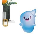 Small Ghost Figurines - Luminous Resin Figures, Adorable Halloween Decoration Lightweight Sturdy | Glow-in-the-Dark Ghost Statue with Thank You Card for Indoor, Outdoor Decor