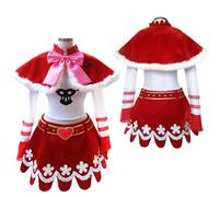 (Small) Ghostly Princess Gown Lolita Dress with Umbrella Print, Anime Gothic Costume