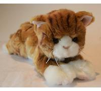 Small Ginger Tabby Cat - Stuffed Animal Therapy for People with Memory Loss with Aging and Caregivers by Memorable Pets