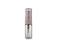 Small Glass Bottle White Spray Empty Refillable Travel/Sample Perfume Aftershave Atomizer, 3.3ml. Funnel Included