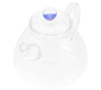 Small Glass Teapot with Infuser 250ml Tea Kettle with Lid