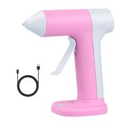Small Glues with 2000mAh Battery Rechargeable Fast 30S Preheating for Crafting and School Craft Project Small Hot Glues