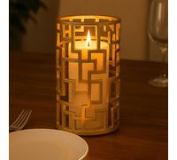 Small Gold Finish Candle Holder | Delphi