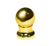 Small Gold-Tone for Flagpole End Provides Elegant Detail and Functional Protection for Outdoor Flags