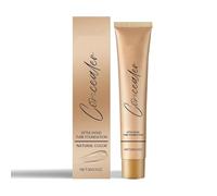 Small Gold Tube Foundation Concealer - Improves Skin Elasticity, Enhances Complexion, Universal Skin Tone, Easy Application, Seamless Blend(Natural color,3pcs)